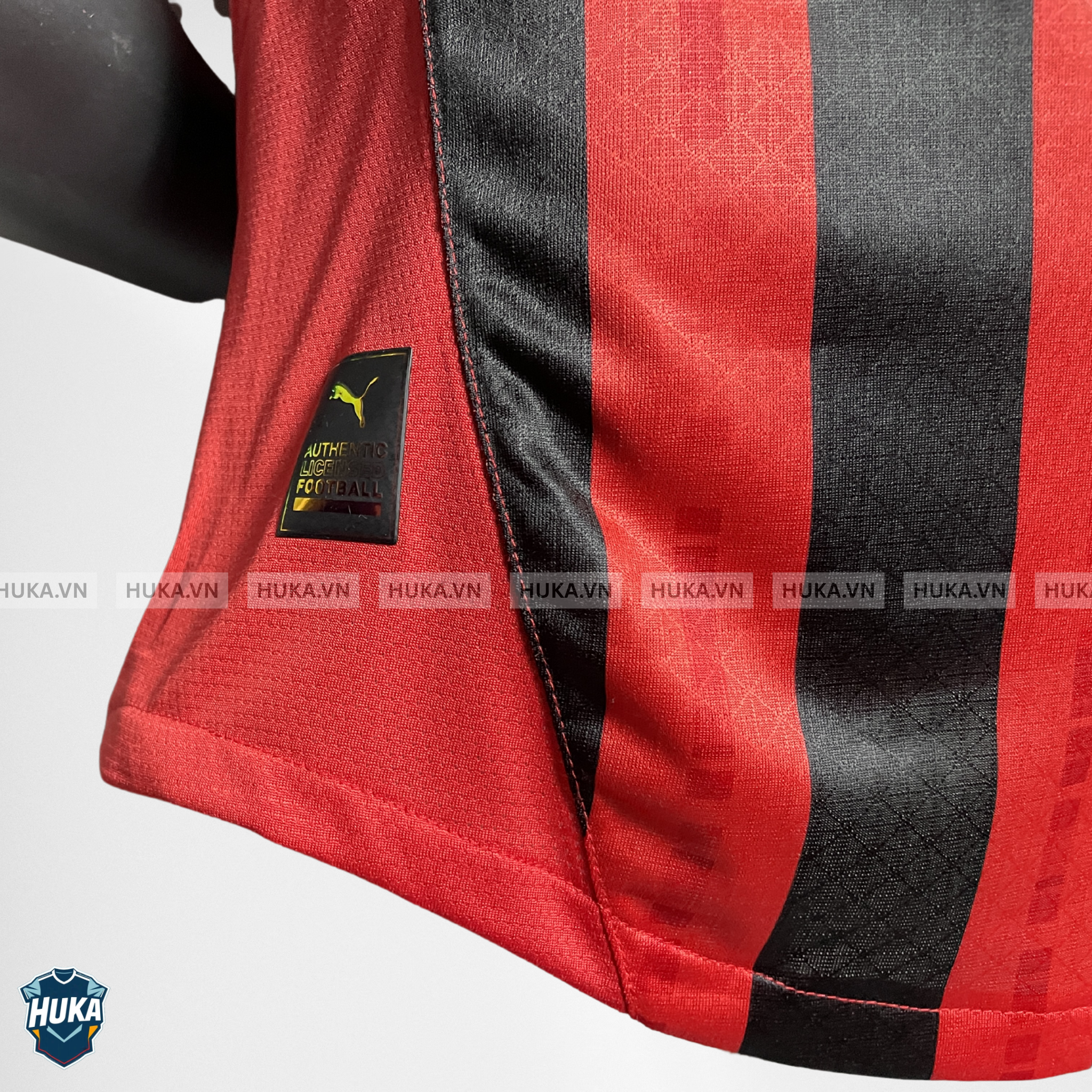 Áo Ac Milan sân nhà đỏ đen 24/25 bản Player