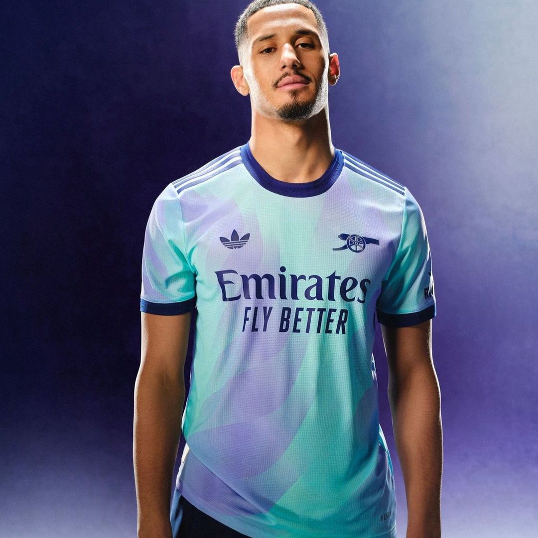Áo Arsenal 3rd tím xanh 24/25 bản Player