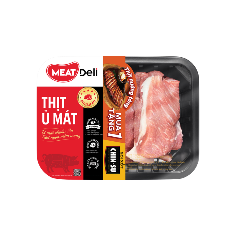Thịt heo tảng cho món nướng 550gr