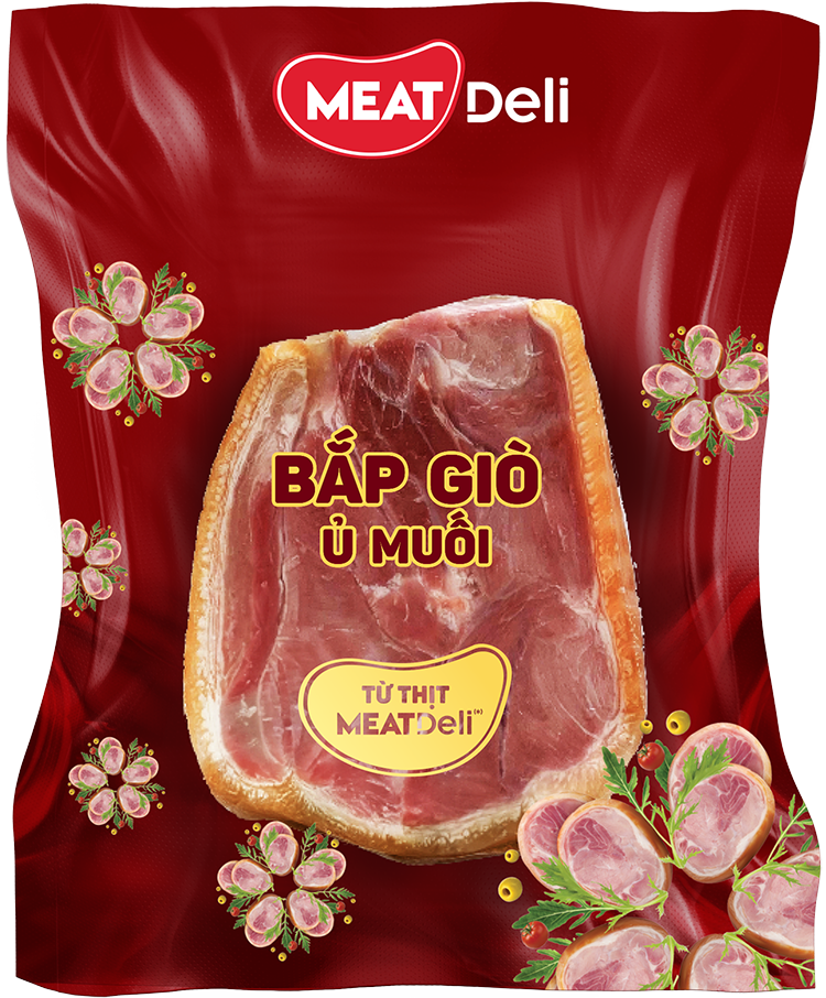Bắp giò ủ muối MEATDeli 280gr
