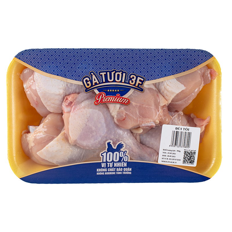 Đùi tỏi gà 3F 550gr
