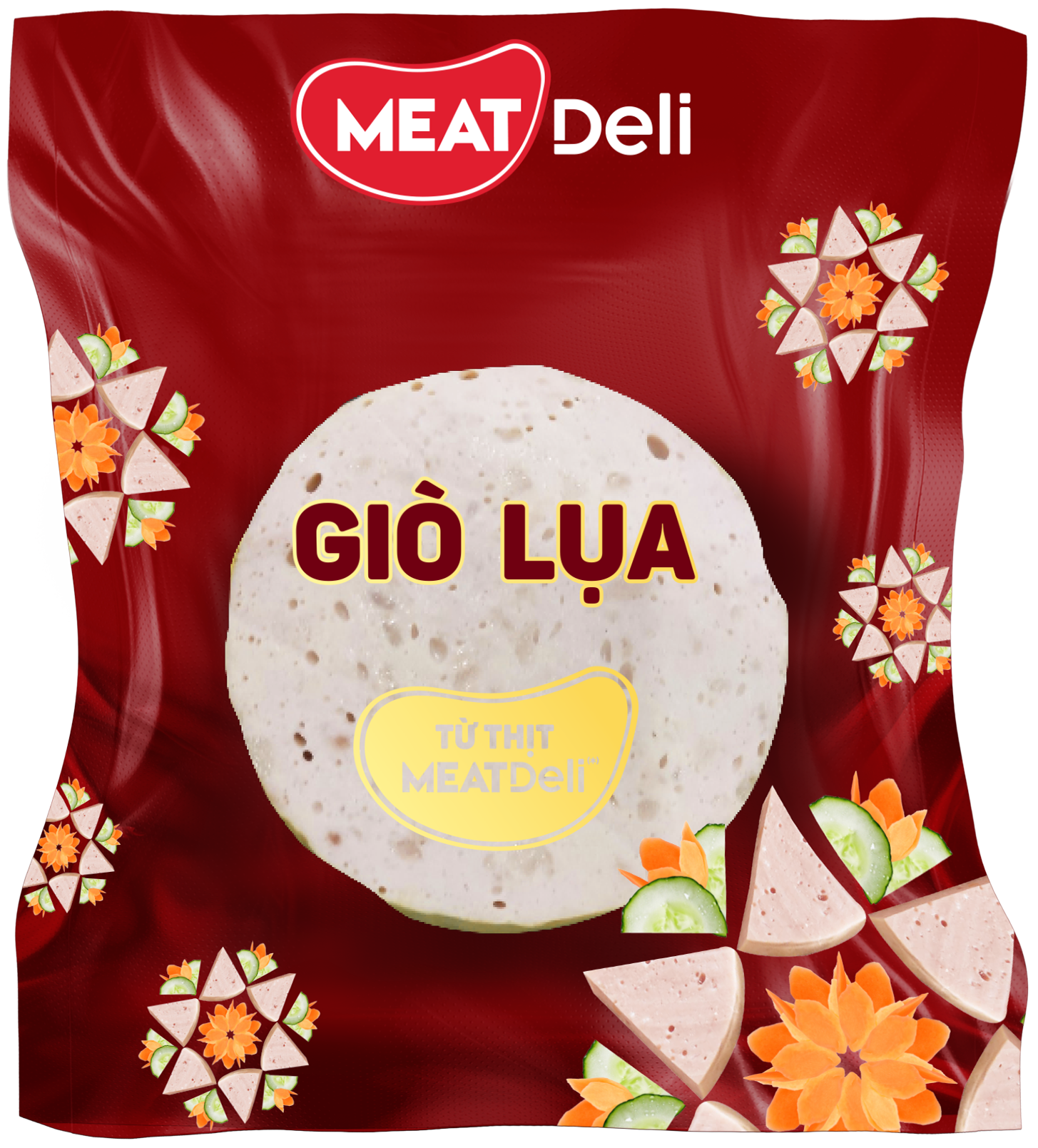 Giò lụa hảo hạng MEATDeli cắt khoanh 300gr