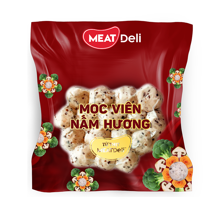 Mọc viên MEATDeli nấm hương 250gr