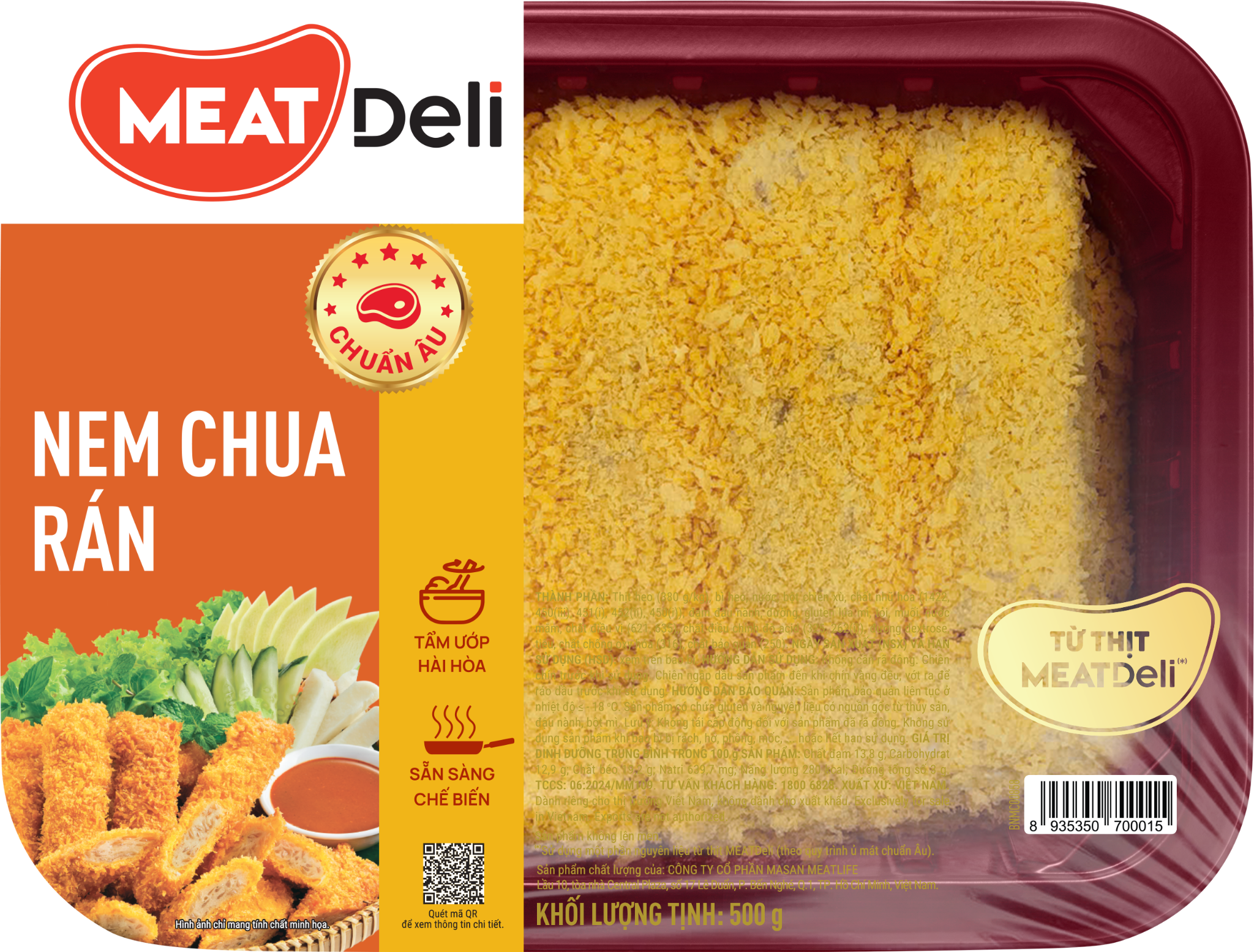 Nem chua rán MEATDeli 500gr
