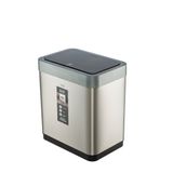 Thùng rác cảm ứng 2 ngăn Hiro Mirage 10L+10L