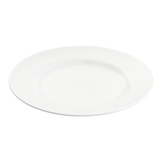 Đĩa tròn sứ xương Hagi White