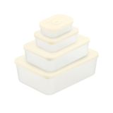 Bộ 4 hộp thực phẩm trữ đông Hokkaido 290-900-2500-3600ml