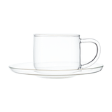 Bộ 6 tách trà kèm đĩa thuỷ tinh Nikko 150 ml