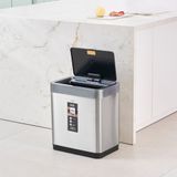 Thùng rác cảm ứng 2 ngăn Hiro Mirage 10L+10L