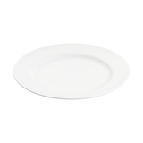 Đĩa tròn sứ xương Hagi White