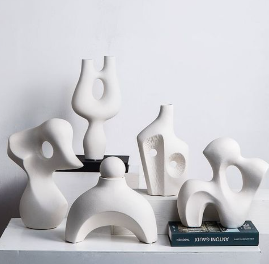 Abstract irregular rockery ceramic ornaments