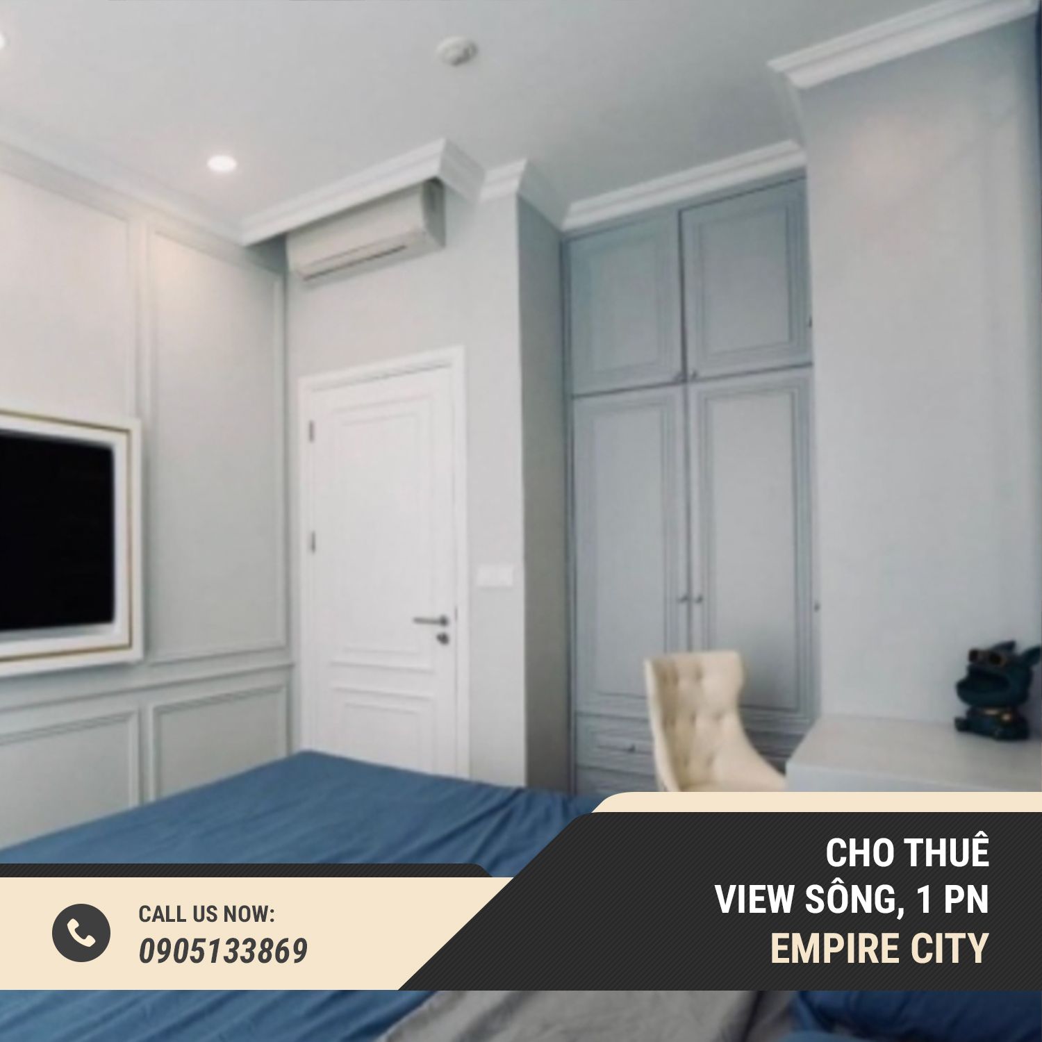 1PN Full Nội Thất View Sông - Empire City