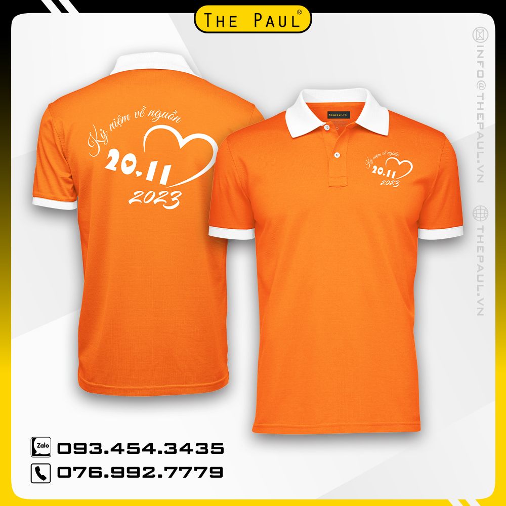 Áo thun cổ trụ 20 tháng 11