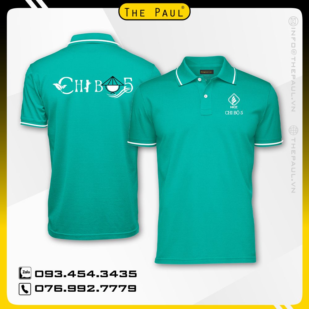 Áo thun cở trụ Chi bộ 5