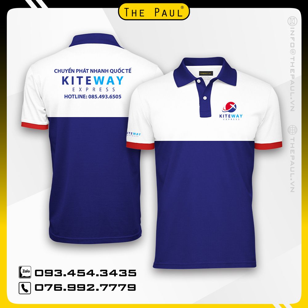 Áo thun cổ trụ Kiteway