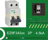 Automat 2P 4.5kA - Át tô mát 2 pha 4.5kA - Automat 2P EZ9F Schneider