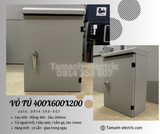 Vỏ Tủ điện ngoài trời 400x600x200mm - Vỏ Tủ sơn tĩnh điện Công Nghiệp 400x600x200mm - Vỏ Tủ ngoài trời 40x60x20cm