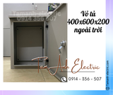 Vỏ Tủ điện ngoài trời 400x600x200mm - Vỏ Tủ sơn tĩnh điện Công Nghiệp 400x600x200mm - Vỏ Tủ ngoài trời 40x60x20cm