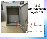 Vỏ Tủ điện ngoài trời 500x700x250mm - Vỏ Tủ sơn tĩnh điện Công Nghiệp 500x700x250mm - Vỏ Tủ ngoài trời 50x70x25cm