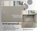 Vỏ Tủ ngang 400x600x200mm - Vỏ Tủ Điện Công Nghiệp 400x600x200mm - Vỏ Tủ Tôn ngang 40x60x20cm