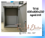 Vỏ Tủ điện ngoài trời 600x800x250mm - Vỏ Tủ sơn tĩnh điện Công Nghiệp 600x800x250mm - Vỏ Tủ ngoài trời 60x80x25cm