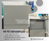 Vỏ Tủ ngang 500x700x250mm - Vỏ Tủ Điện Công Nghiệp 500x700x250mm - Vỏ Tủ Tôn ngang 50x70x25cm