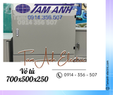 Vỏ Tủ ngang 500x700x250mm - Vỏ Tủ Điện Công Nghiệp 500x700x250mm - Vỏ Tủ Tôn ngang 50x70x25cm