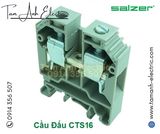 Cầu đấu dây mắt rời CTS16 - Cầu đấu mắt rời 2.5-16 mm² 76A 750V - Cầu đấu mắt rời dùng cho dây 16mm - Cầu đấu connectech Salzer