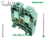 Cầu đấu dây mắt rời CTS25 - Cầu đấu mắt rời : 6-25mm² 101A 750V - Cầu đấu mắt rời dùng cho dây 25mm - Cầu đấu connectech Salzer