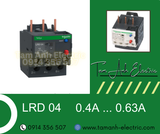 Relay Nhiệt Schneider - LRD Tesys D series - Đuôi Nhiệt Schneider LRD04 (0.4-0.63)A - rơ le nhiệt schneider