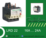 Relay Nhiệt Schneider - LRD Tesys D series - Đuôi Nhiệt Schneider LRD22 (16-24)A - rơ le nhiệt schneider