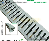 Máng nhựa đi dây 100x100x1700mm - Máng nhựa Salzer Ấn Độ - Máng cáp 100x100 - Ống nhựa răng lược đi dây điện 100x100mm