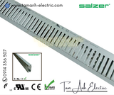 Máng nhựa đi dây 25x60x1700mm - Máng nhựa Salzer Ấn Độ - Máng cáp 25x60 - Ống nhựa răng lược đi dây điện 25x60mm