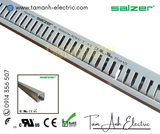 Máng nhựa đi dây 40x40x1700mm - Máng nhựa Salzer Ấn Độ - Máng cáp 40x40 - Ống nhựa răng lược đi dây điện 40x40mm