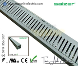 Máng nhựa đi dây 60x60x1700mm - Máng nhựa Salzer Ấn Độ - Máng cáp 60x60 - Ống nhựa răng lược đi dây điện 60x60mm