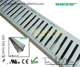Máng nhựa đi dây 80x100x1700mm - Máng nhựa Salzer Ấn Độ - Máng cáp 80x100 - Ống nhựa răng lược đi dây điện 80x100mm