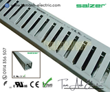 Máng nhựa đi dây 80x80x1700mm - Máng nhựa Salzer Ấn Độ - Máng cáp 80x80 - Ống nhựa răng lược đi dây điện 80x80mm