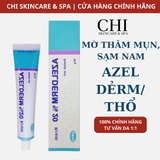 Azelderm 20% Azelaic Acid 30g krem Thổ Nhĩ Kỳ – Kem giảm mụn trứng cá, giảm thâm đen, thâm đỏ sau mụn, sạm nám, sáng da