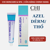 Azelderm 20% Azelaic Acid 30g krem Thổ Nhĩ Kỳ – Kem giảm mụn trứng cá, giảm thâm đen, thâm đỏ sau mụn, sạm nám, sáng da