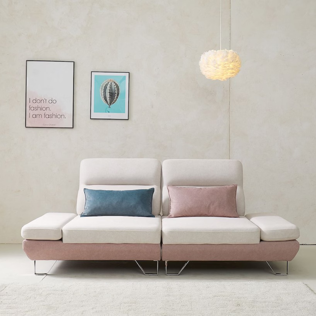 GHẾ SOFA MODULAR VẢI BENNY 3 CHỖ/4 CHỖ/5 CHỖ ĐA CHỨC NĂNG 2 MÀU SẮC