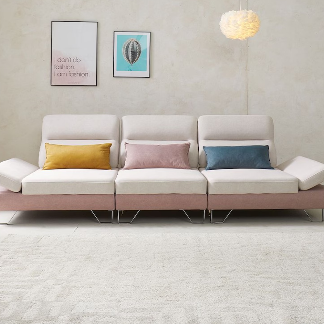 GHẾ SOFA MODULAR VẢI BENNY 3 CHỖ/4 CHỖ/5 CHỖ ĐA CHỨC NĂNG 2 MÀU SẮC