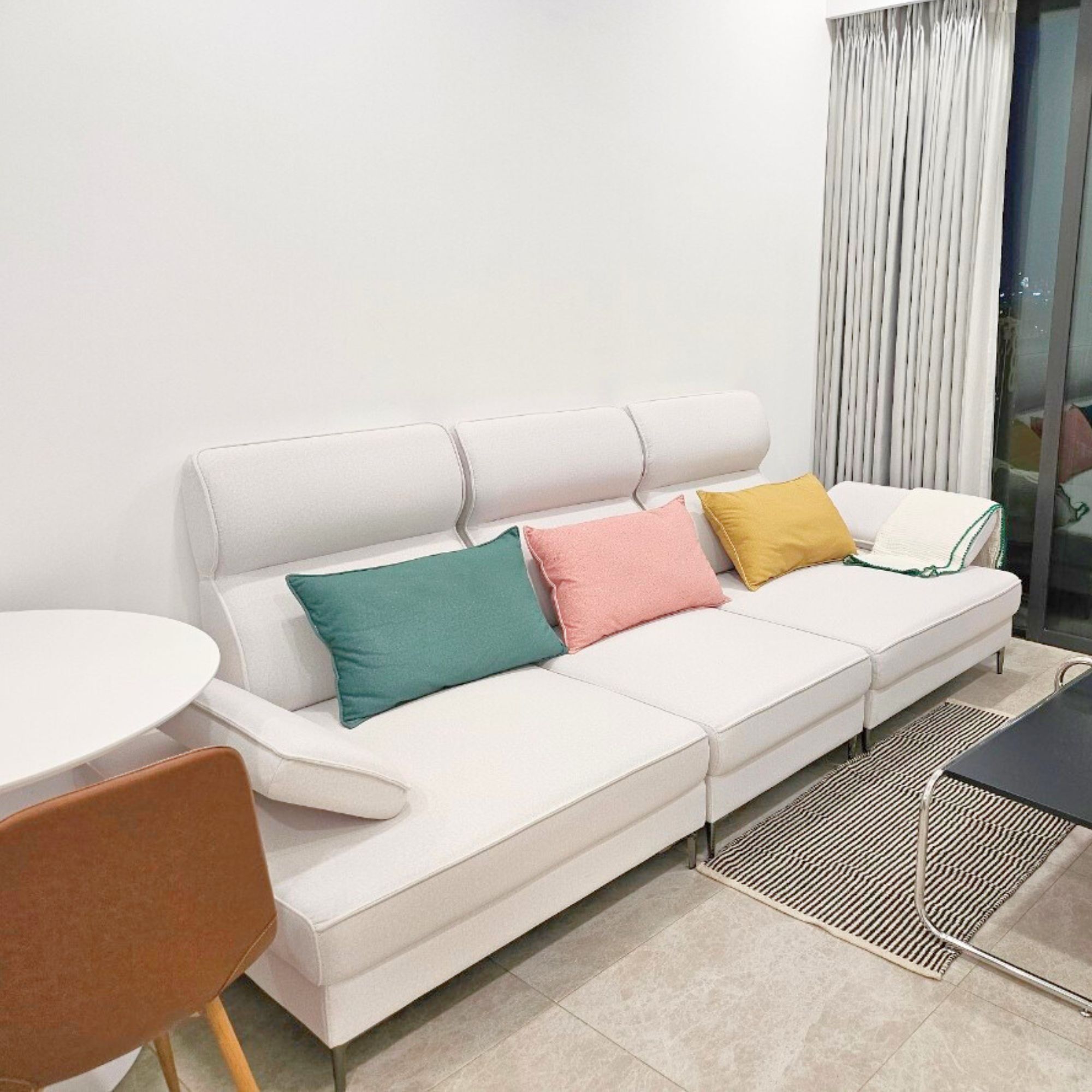 GHẾ SOFA MODULAR VẢI PRADO 3 CHỖ/4 CHỖ/5 CHỖ ĐA CHỨC NĂNG