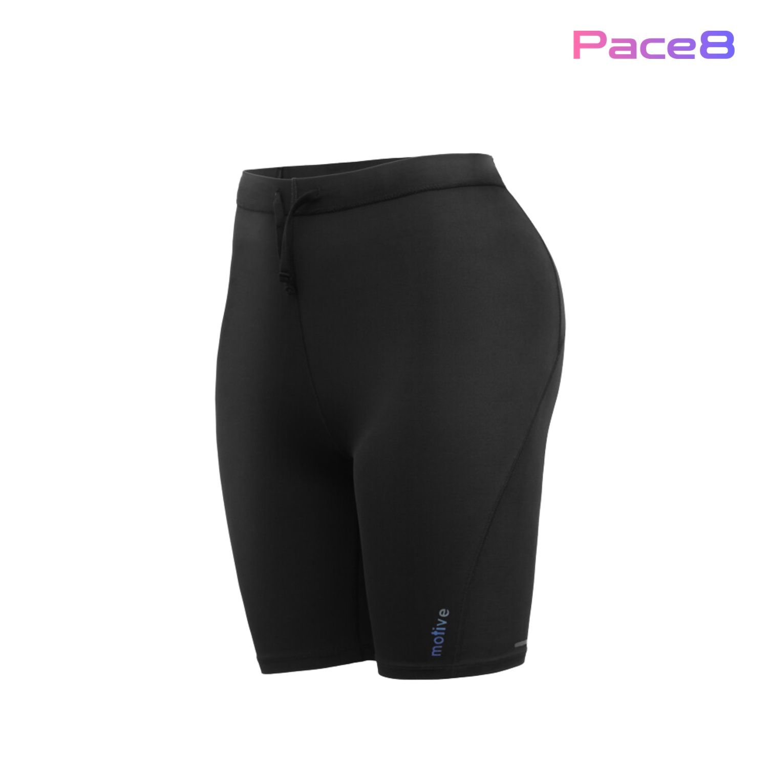 QUẦN THỂ THAO CHẠY BỘ BÓ CƠ NỮ MOTIVE WOMAN COMPRESSION SHORTS - Màu Đen