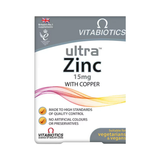 Viên uống Vitabiotics Ultra Zinc 15mg with Copper - 60v