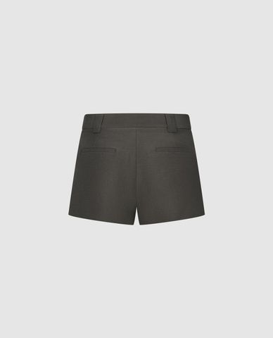 URBAN REVIVO - Quần short ngắn nữ lưng cao thanh lịch