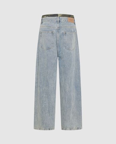 URBAN REVIVO - Quần jeans nu74 ống rộng hiện đại