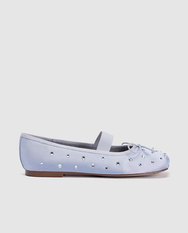 URBAN REVIVO - Giày búp bê đế bệt quai ngang Studded
