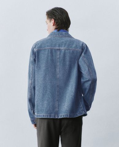 URBAN REVIVO - Áo khoác denim nam cá tính