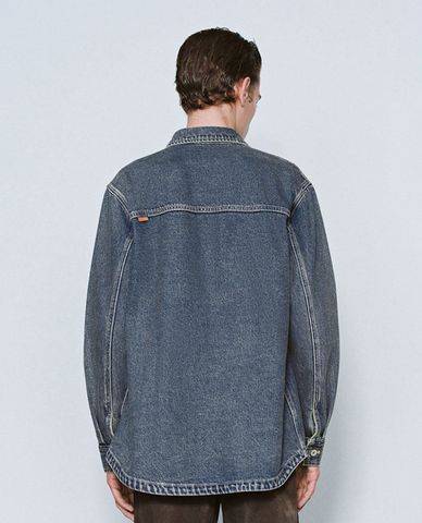 URBAN REVIVO - Áo khoác denim nam hiện đại