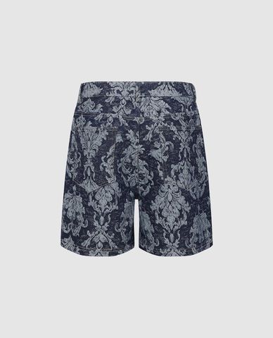 URBAN REVIVO - Quần short jeans nam ngang gối Leisure